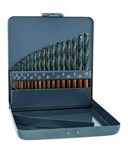 Grąžtas Alpen 810311100 Foret hélicoïdal"Sprint Master", Gris, 1-10 x 0.5 mm, Set de 19 Pièces