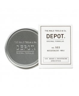 Depot NO. 503 Moustache Wax - nawilżający wosk stylizujący do wąsów i brody, 30ml