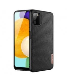 Dux Ducis Fino case covered with nylon material for Samsung Galaxy A03s black