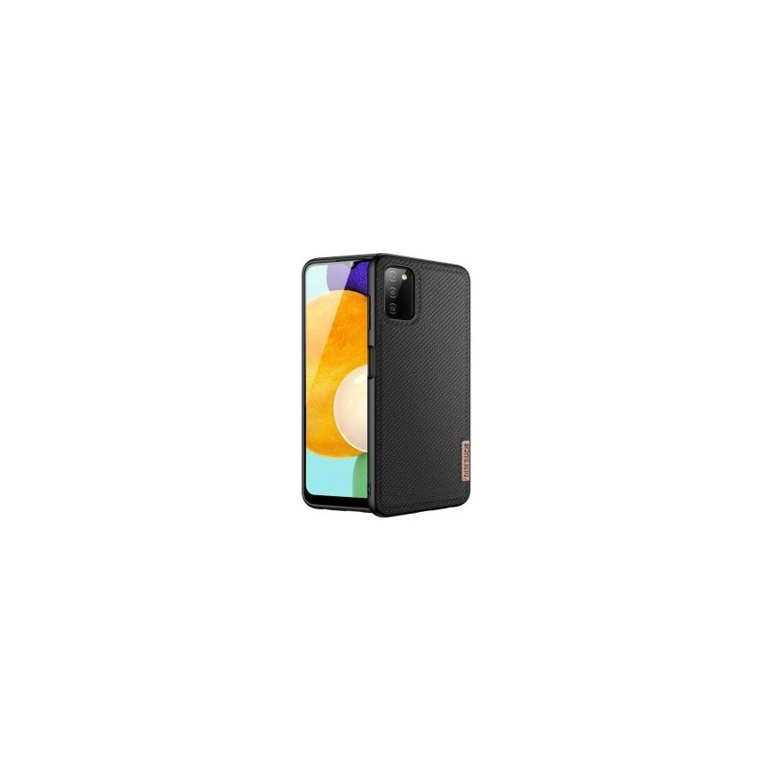Dux Ducis Fino case covered with nylon material for Samsung Galaxy A03s black
