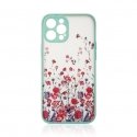 Design Case for iPhone 12 Pro Max flower case light blue Design Case for iPhone 12 Pro Max flower case light blue