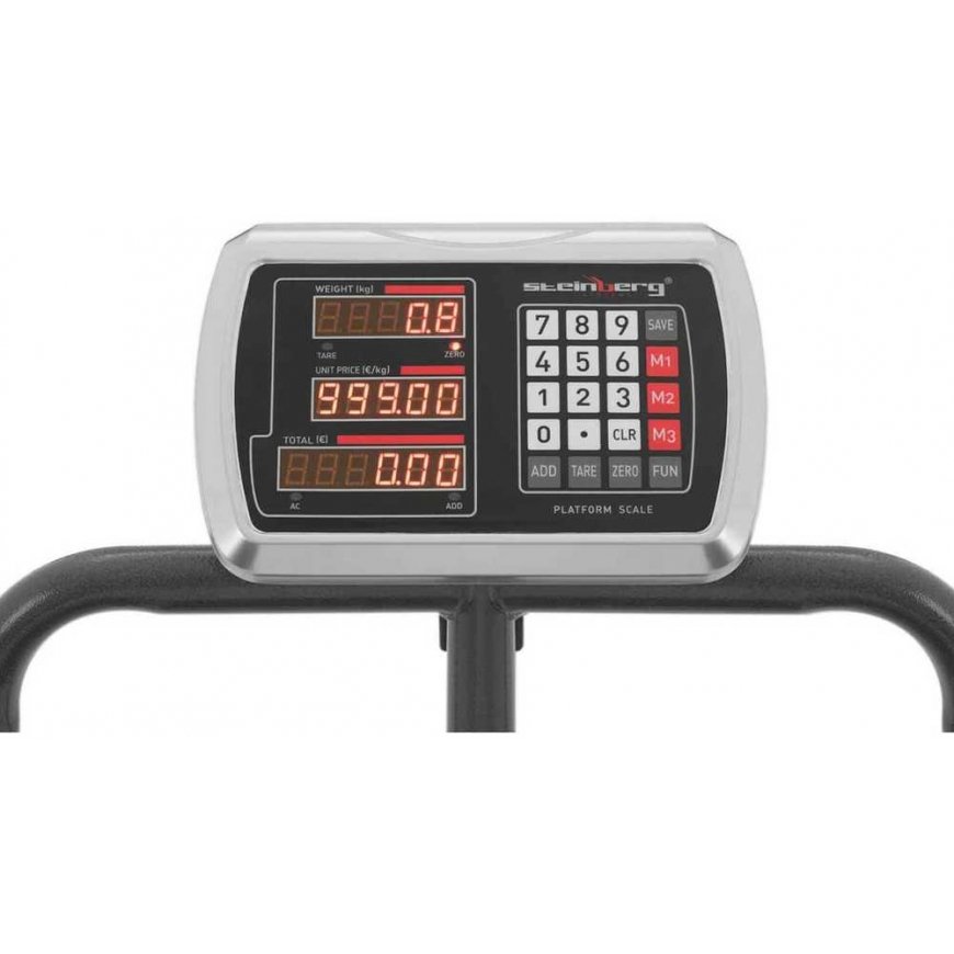 Kitchen scale Steinberg Systems Industrial platform scale on wheels 600 kg / 100 g LCD – 3