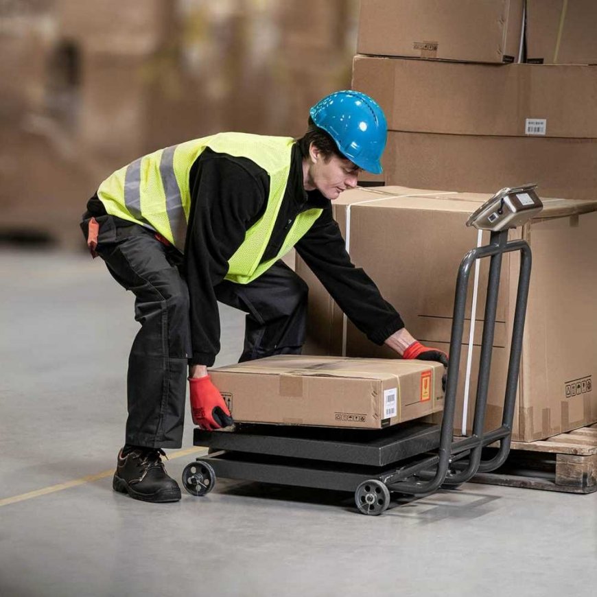 Virtuvinės svarstyklės Steinberg Systems Pramoninės platforminės svarstyklės ant ratų 600 kg / 100 g LCD – 5