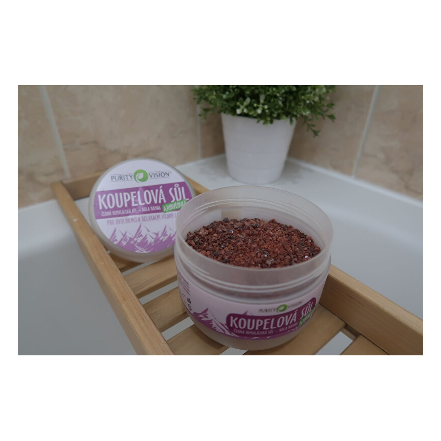Purity Vision Kala Namak - Ayurvedic bath salt and juodas Himalayan salt – 2