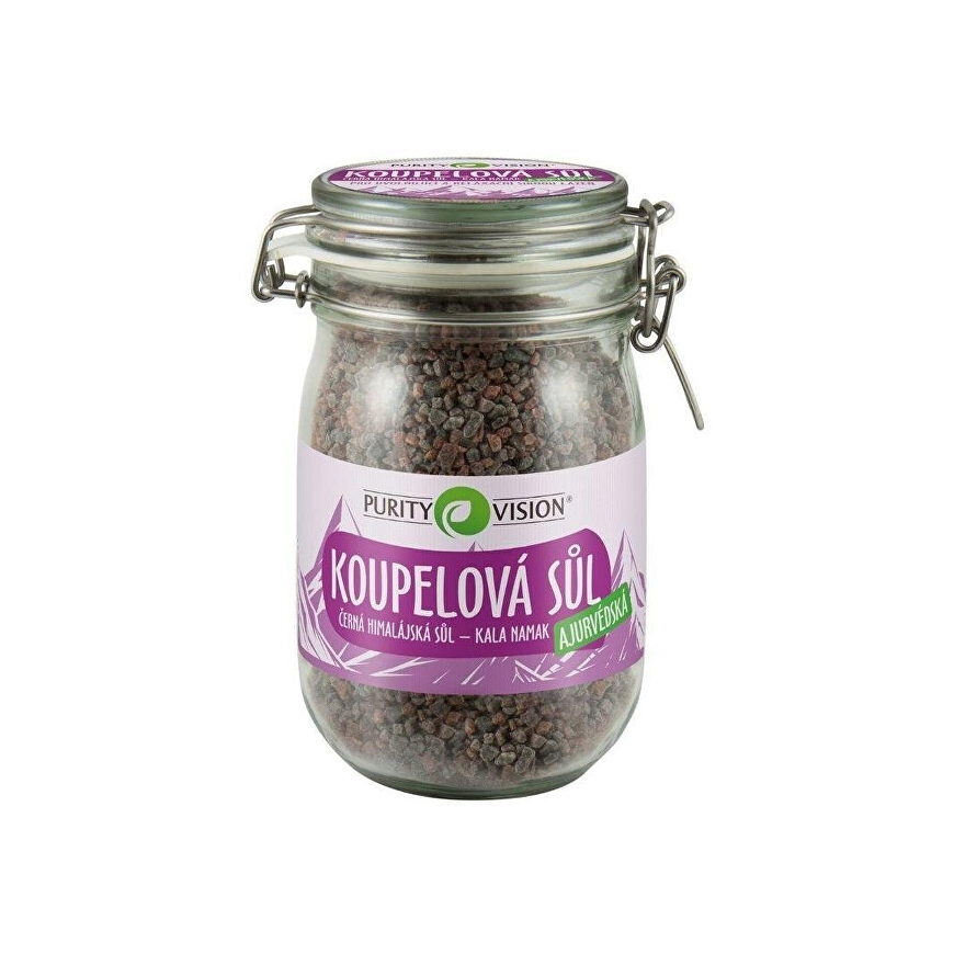 Purity Vision Kala Namak - Ayurvedic bath salt and juodas Himalayan salt – 3