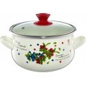 Enamel pot Borówka 4.2 l ENAMEL OLKUSZ