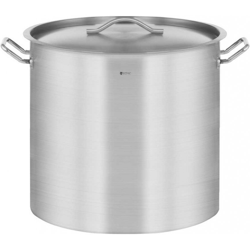 Royal Catering Cooking pot with lid, stainless steel, for induction cooker, 71 l – 2