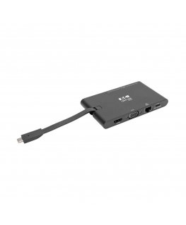 Tripp Lite U442-DOCK3-B knyginių kompiuterių dokas / jungčių replikatorius Vielinis USB 3.2 Gen 2 (3