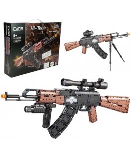 Klocki Konstrukcyjne CaDA broń karabin AK-47 Kalashnikov realistic Assault Rifle 738 parts 8+