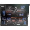 Klocki Konstrukcyjne CaDA broń karabin AK-47 Kalashnikov realistyczny Assault Rifle 738 dalys 8+ Klocki Konstrukcyjne CaDA broń karabin AK-47 Kalashnikov realistyczny Assault Rifle 738 dalys 8+