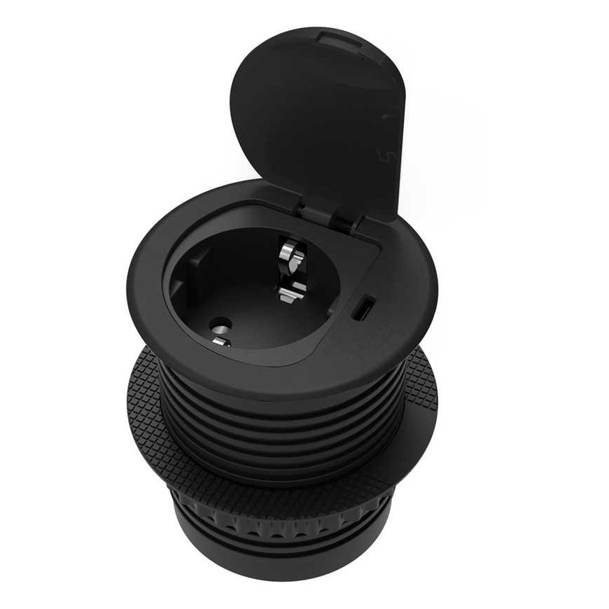Orno Furniture socket ?6cm recessed into