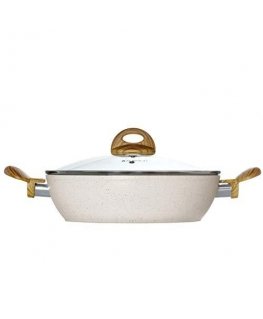 Dajar Deep frying pan with coating Pfluon Cookmark™ Nature 28 cm AMBITION
