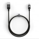 USB A to C, 1.2M Aluminum housing braiding Black USB A to C, 1.2M Aluminum housing braiding Black