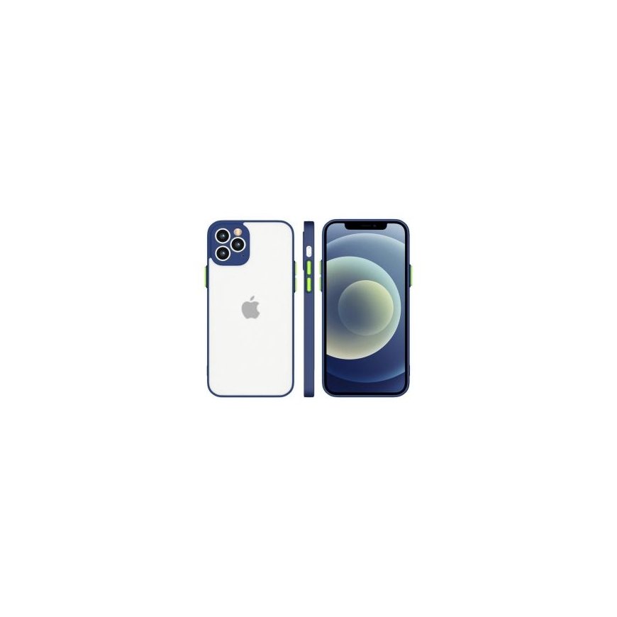 Milky Case silicone flexible translucent case for Samsung Galaxy A42 5G navy blue