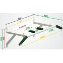 SANRO LT Black, up to 150kg, mounted on the wall SANRO LT Black, up to 150kg, mounted on the wall