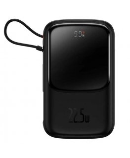 Baseus PPQD060101 akku- ja paristolaturi Litium polymeeri (LiPo) 10000 mAh musta