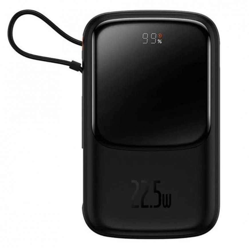 Baseus PPQD060101 akku- ja paristolaturi Litium polymeeri (LiPo) 10000 mAh musta