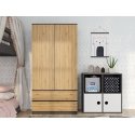 Topeshop SZAFA MALWA AN/AR K makuuhuoneen vaatekaappi ja komero 5 hyllyä 2 ovi(a) Topeshop SZAFA MALWA AN/AR K makuuhuoneen vaatekaappi ja komero 5 hyllyä 2 ovi(a)