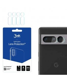 3MK 5903108494946 Mobilā tālruņa ekrāna un aizmugures aizsargs Kameras lēcas aizsargs Google 4 pcs