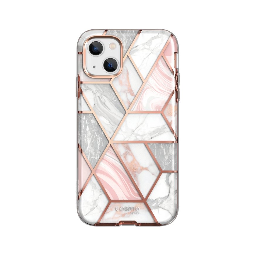 i-Blason Cosmo IPHONE2022-6.7- -SP-MARBLE mobilo telefonu apvalks 17 cm (6.7") Aploksne Rozā