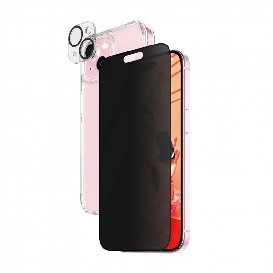 PanzerGlass Privacy 3-in-1-Pack iPhone 2023 6.1 Kirkas näytönsuoja Apple 1 kpl