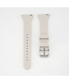 22mm T-buckle Silicone Loop Watch Strap (130mm M/L) Silver