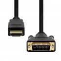 Fuj:tech DVI - HDMI -adapterikaapeli, 5m Fuj:tech DVI - HDMI -adapterikaapeli, 5m