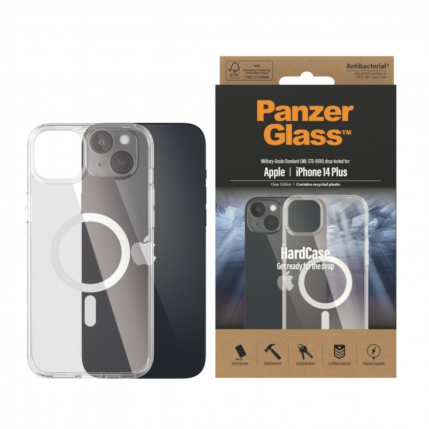 PanzerGlass HardCase MagSafe mobilo telefonu apvalks 17 cm (6.7") Aploksne Caurspīdīgs – 2
