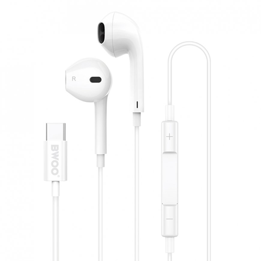 BWOO wired earphones HF175 For iPhone 15 USB-C digital interface – 2