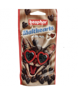 Vitamin supplemented food : Beaphar Malt Hearts, 150pcs.