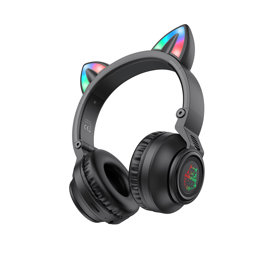 Borofone Headphones BO18 Cat Ear bluetooth black