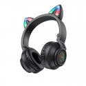 Borofone Headphones BO18 Cat Ear bluetooth black Borofone Headphones BO18 Cat Ear bluetooth black