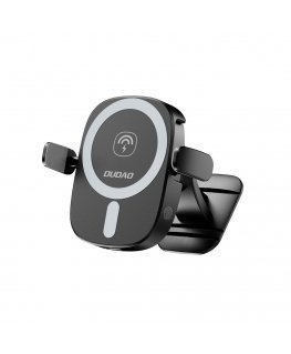 Dudao FW11 car phone holder with 15W inductive charger for air vent / cockpit - black