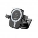 Dudao FW11 car phone holder with 15W inductive charger for air vent / cockpit - black Dudao FW11 car phone holder with 15W inductive charger for air vent / cockpit - black