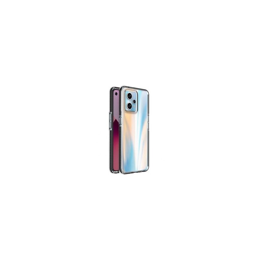 Spring Case for Realme 9 Pro+ / Realme 9 silicone cover with frame black