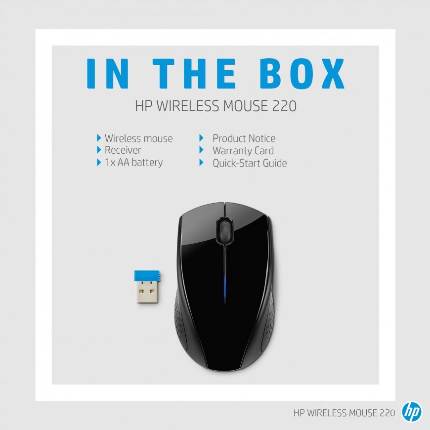 HP Беспроводная мышь 220 – 4