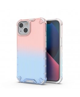 Ombre Protect Case for iPhone 14 pink and blue armored case