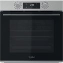 Whirlpool OMK58HR0X 71 L A+ Melns, Nerūsējošs tērauds Whirlpool OMK58HR0X 71 L A+ Melns, Nerūsējošs tērauds