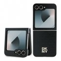 DKNY Repeat Pattern Stack Logo Case for Samsung Galaxy Z Flip6 - Black DKNY Repeat Pattern Stack Logo Case for Samsung Galaxy Z Flip6 - Black