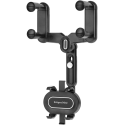 Universal phone holder Kruger & Matz KM1372 is mounted on a mirror Universal phone holder Kruger & Matz KM1372 is mounted on a mirror