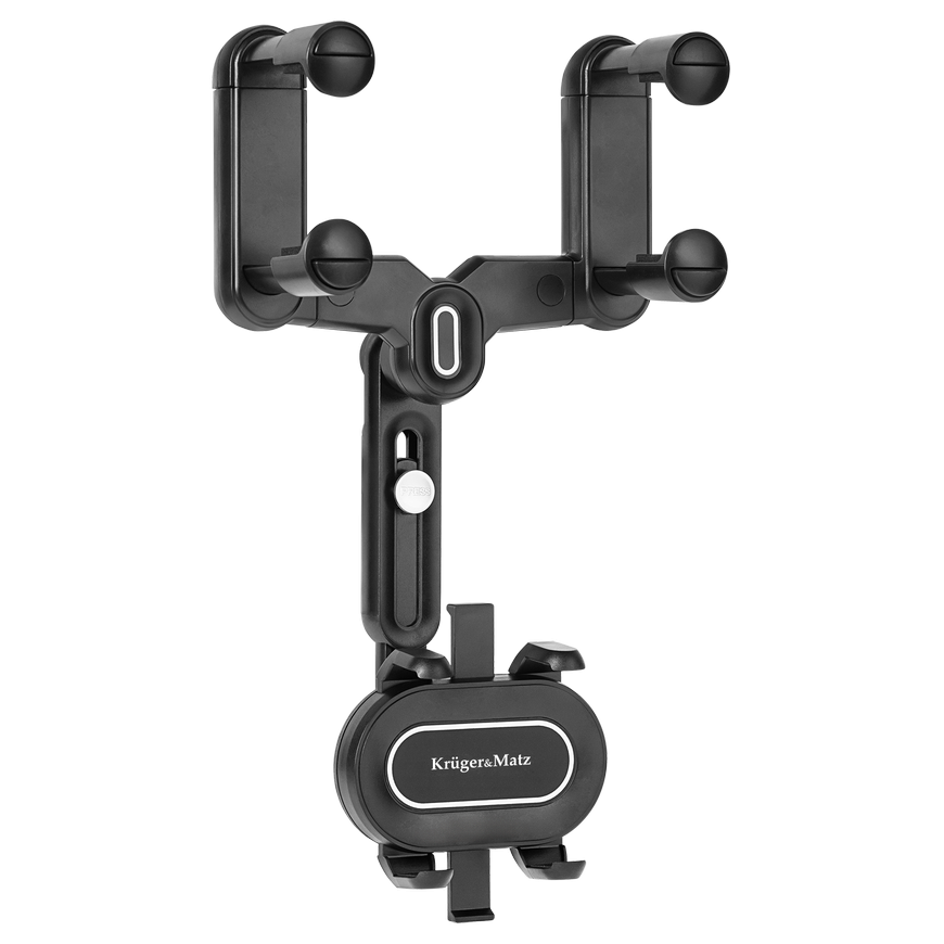 Universal phone holder Kruger & Matz KM1372 is mounted on a mirror – 3