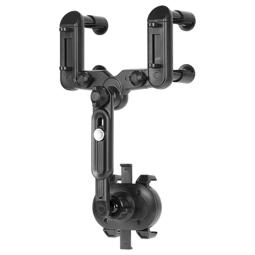 Universal phone holder Kruger & Matz KM1372 is mounted on a mirror – 4