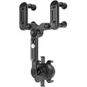 Universal phone holder Kruger & Matz KM1372 is mounted on a mirror Universal phone holder Kruger & Matz KM1372 is mounted on a mirror