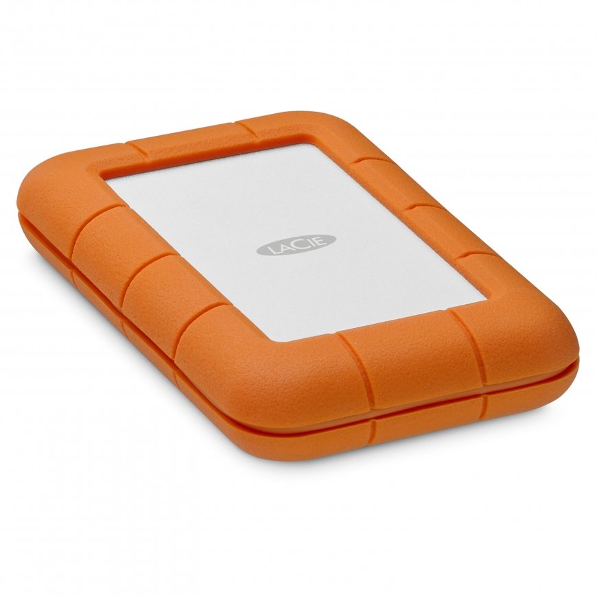 LaCie Rugged USB-C ulkoinen kovalevy 5 TB USB Type-C 3.2 Gen 1 (3.1 Gen 1) Harmaa, Keltainen – 3