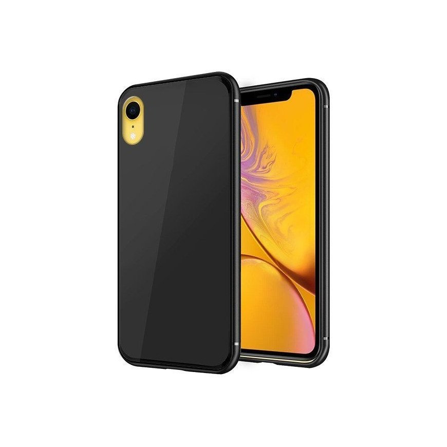 Apple iPhone XR GLASS Case Black