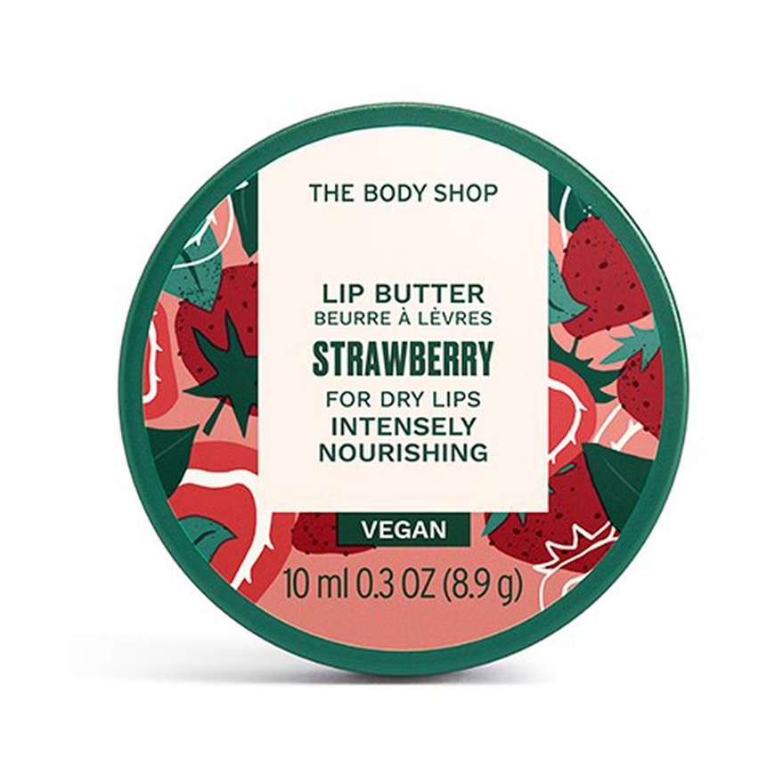 The Body Shop The Kūno Shop Strawberry Lūpų balzamas