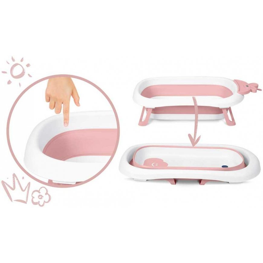 Foldable baby bath with thermometer, Ricokids – 3