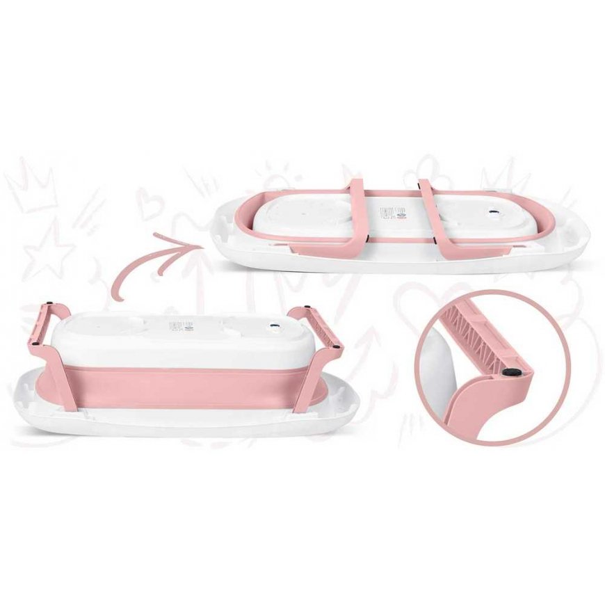 Foldable baby bath with thermometer, Ricokids – 4