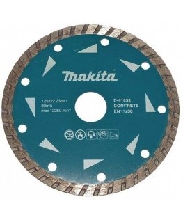 MAKITA DIAMOND BLADE 125x22.23mm TURBO (DRY) CONCRETE