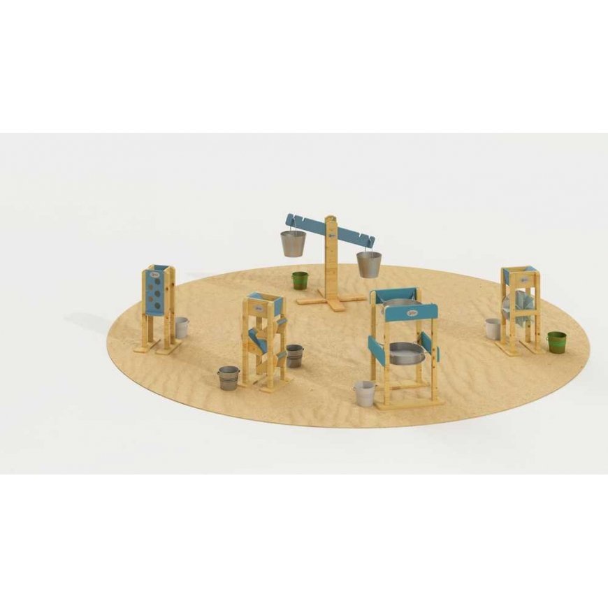 CLASSIC WORLD EDU playground sand toy, double sieve – 5